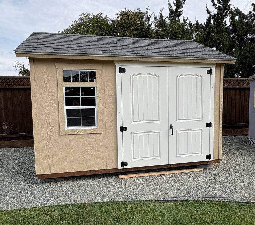 10 x 12 Shed before paint